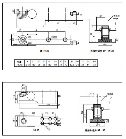 SB-0.3T托利多稱(chēng)重傳感器