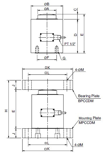 CCDM-10T稱重傳感器