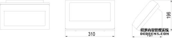 耀華XK3190—D2+稱重儀表產(chǎn)品尺寸