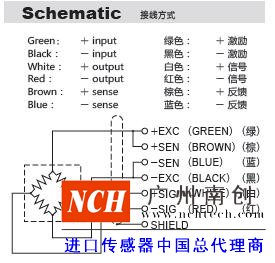 美國傳力CD-GD稱重模塊接線方式